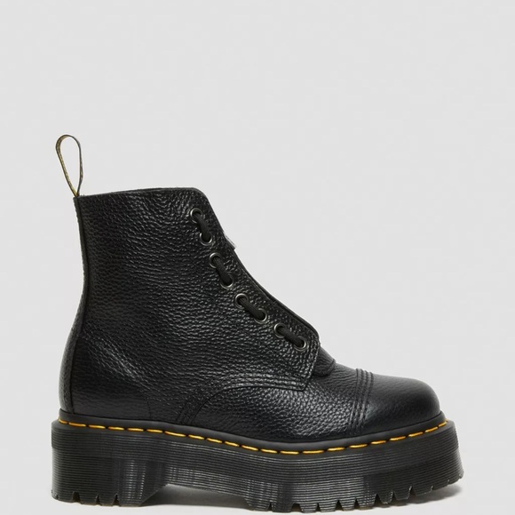 Dr. Martens Sinclair Milled Nappa Leather Platform Boots - Picture 6 of 17